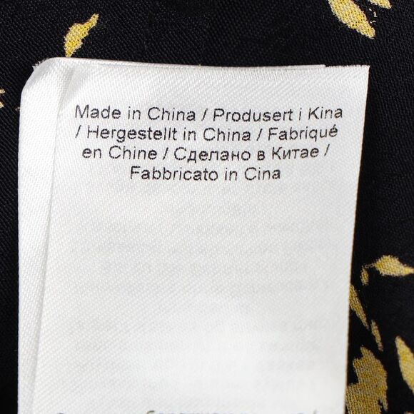 Ganni Printed Maxi Dress in Black Viscose - Picture 7 of 10